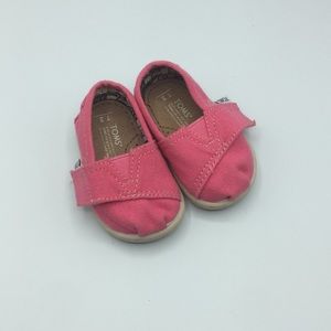 Baby Toms Pink Slide Shoes